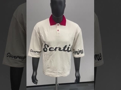 Camiseta de polo con bordado de algodón 100% de calidad personalizada para hombres