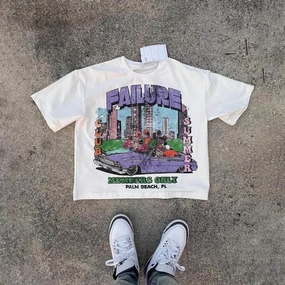 comprar Camiseta de algodón 100% colorida con pantalla de seda personalizada DTG Puff Print online manufacture
