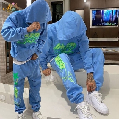 comprar 4xl 5xl Género Específico 3D Puff Impresión sudadera con capucha trajes masculinos Corredores Set Estilo masculino online manufacture