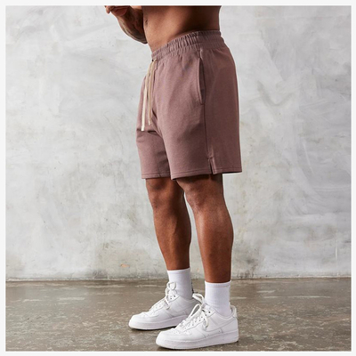 comprar Calentamiento físico Vintage de algodón poliéster francés Terry Acid Wash Calzoncillos de sudor para hombres online manufacture