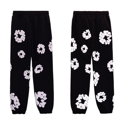comprar Unisex Street Wear Pantalón de pista Bajo con logotipo de impresión de pulpa Kapok personalizado en lavado ligero online manufacture