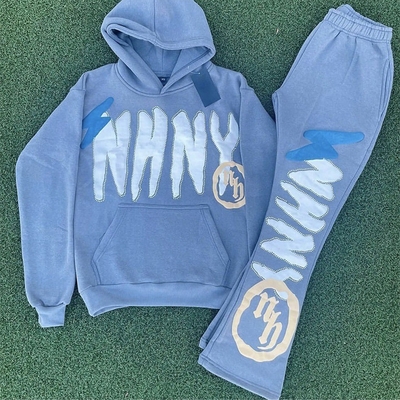 comprar Trajes de sudadera de impresión 3D personalizados con capucha y joggers de algodón para hombres S-6XL online manufacture