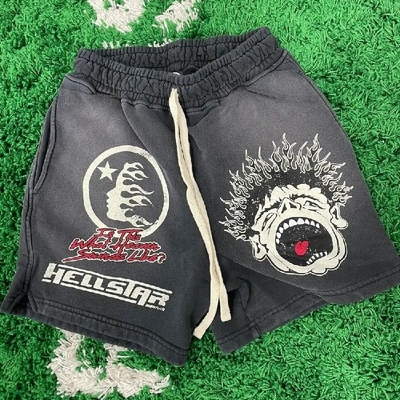 comprar Vintage Sun Fading Acid Wash Custom Francés Terry Sweat Shorts con cierre de cuerda de tira online manufacture