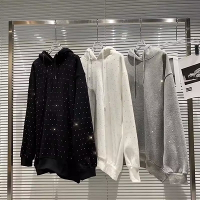 comprar Sapatilla con capucha para mujeres con logotipo personalizado y impresión gráfica de brillo en estilo primavera otoño Y2k online manufacture