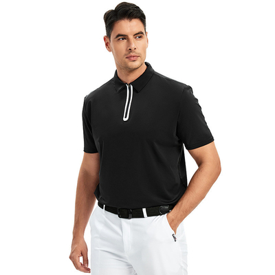 comprar Apoyo 7 días Orden de muestra Tiempo de entrega Camisa de polo con cremallera de manga corta para el deporte de golf online manufacture