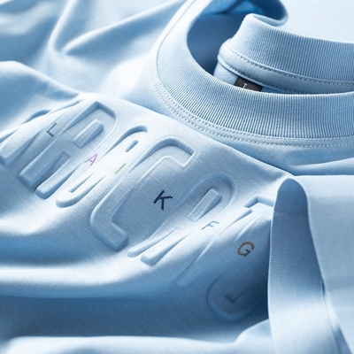 comprar Camiseta de algodón 3D con logotipo en relieve y mercantilizado para hombres en colorido o cantidad 1000 online manufacture