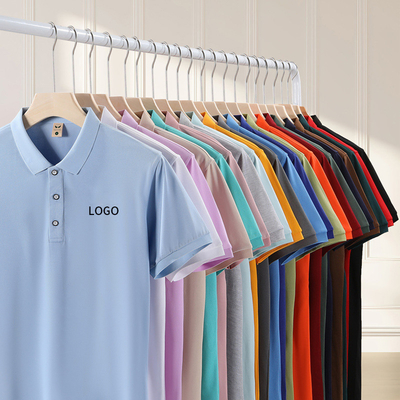 comprar Camisetas de polo unisex de poliéster de algodón 100% con bordado personalizado y diseño elegante online manufacture