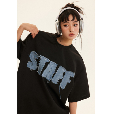 comprar Detección de agujas personalizada Peso pesado 400 gsm de algodón camiseta de hombro de gran tamaño online manufacture