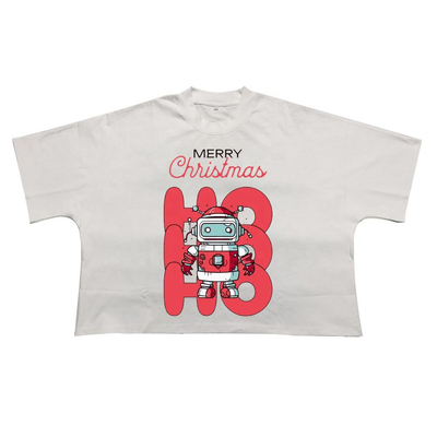 comprar Impresión DTG personalizada de hombres cortada con cuello falso camiseta de gran tamaño S-5XL Tee de caja de algodón gruesa online manufacture