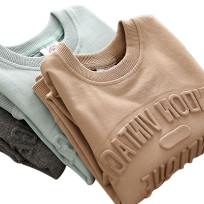comprar Peso alto grueso francés con capucha de Terry Jogger Logotipo en relieve personalizado con sudadera con capucha online manufacture