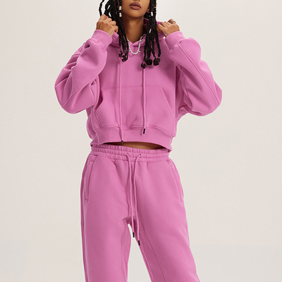 comprar Peso pesado personalizado Drop hombro de la cuerda de tracción de la cosecha de ropa superior en blanco para mujeres deportivas online manufacture