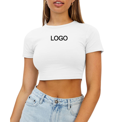 comprar Camisetas de moda con manga corta personalizadas para adolescentes y mujeres de la calle alta online manufacture