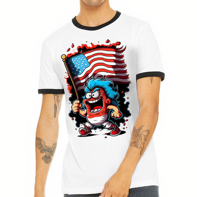 comprar Envío rápido camiseta personalizada con collar de costillas pesadas y tela de algodón 100% online manufacture