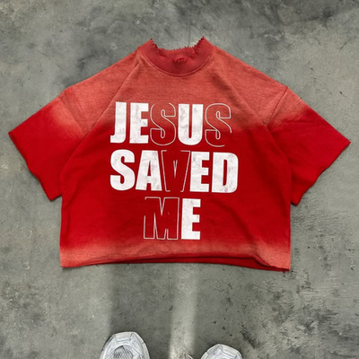 comprar Camiseta de Streetwear de gran tamaño de color ácido lavado con costumbre camiseta vintage de algodón de peso pesado camiseta cortada con caja para hombres online manufacture