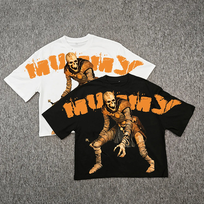 comprar Camiseta de calle de talla grande para hombres Boxy Hip Hop 250 GSM Drop Graphic online manufacture