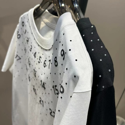 Camiseta de gran tamaño de peso pesado de madera negra para hombres mujer personalizada 100% algodón 260Gsm