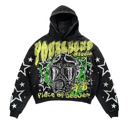 Directamente a la prenda ropa con capucha dtg sudadera impresión Unisex Etiqueta masculina