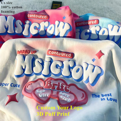 Camiseta de impresión 3D personalizada para hombres en tejido orgánico 100% algodón y cantidad 1000