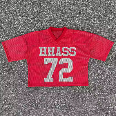 Camiseta deportiva a medida Fabricante de alta calidad Poliéster Vintage de fútbol de malla camisetas de pelota camiseta de fútbol para hombres
